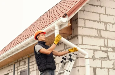 Pose et remplacement de gouttières à Loutzviller